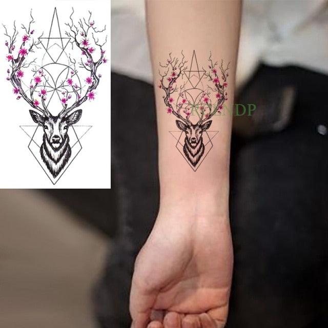 New Different Waterproof Temporary Tattoo Cute Fox Dog Luxury Animal Stickers Tattoo Colorful Modern Design For Adults Kids - TaTTTy