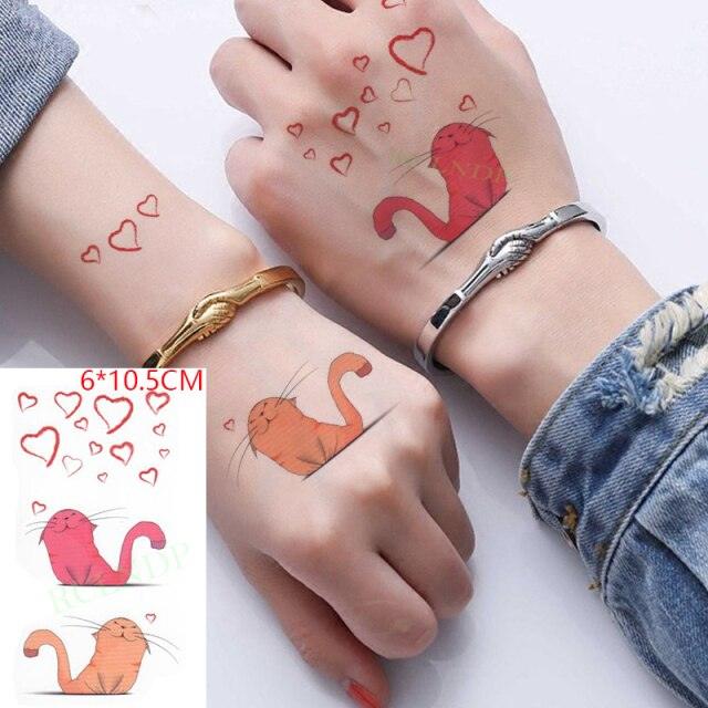 New Different Waterproof Temporary Tattoo Cute Fox Dog Luxury Animal Stickers Tattoo Colorful Modern Design For Adults Kids - TaTTTy