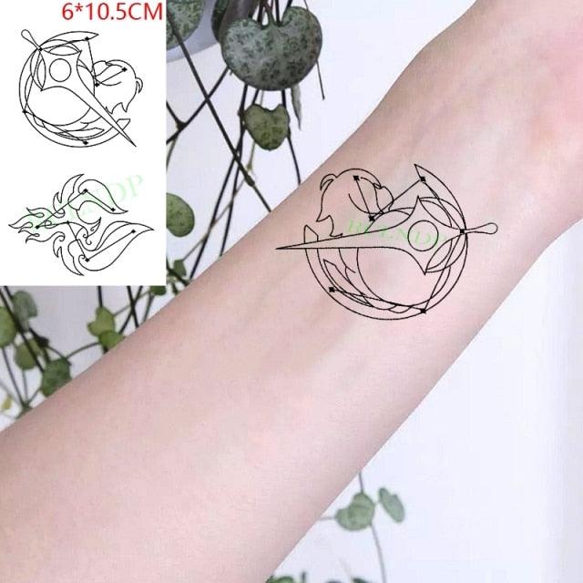 New Different Waterproof Temporary Tattoo Cute Fox Dog Luxury Animal Stickers Tattoo Colorful Modern Design For Adults Kids - TaTTTy