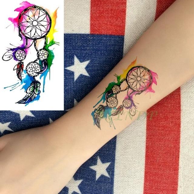 New Different Waterproof Temporary Tattoo Cute Fox Dog Luxury Animal Stickers Tattoo Colorful Modern Design For Adults Kids - TaTTTy