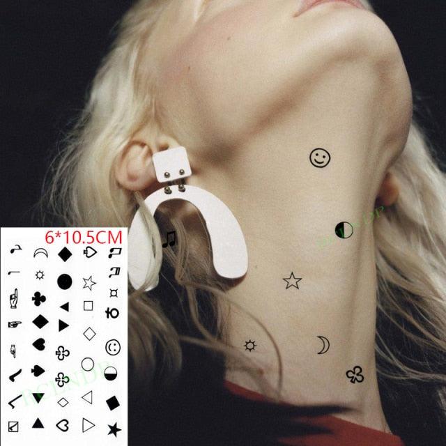 New Different Waterproof Temporary Tattoo Cute Fox Dog Luxury Animal Stickers Tattoo Colorful Modern Design For Adults Kids - TaTTTy