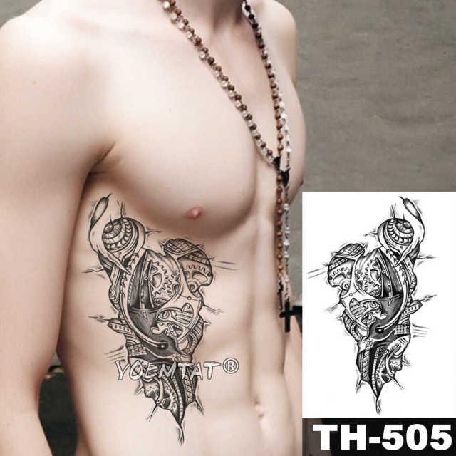 Realistic Temporary Lion Wolf Sticker Tattoo Waterproof  Elegant Body Arm Warrior Tattoo For Mens - TaTTTy