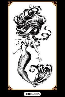 Luxury Colorful And Black Womens Tattoo Temporary Flower Waterproof Elegant Modern Tattoo For Shoulder - TaTTTy