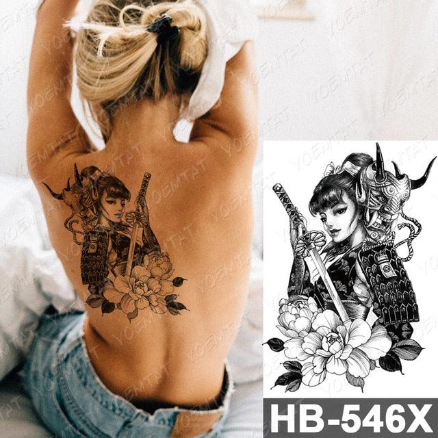 Different Stylish Waterproof Temporary Tattoo Sticker Heart Knife Angel Makeup Tattoos For Women Men - TaTTTy