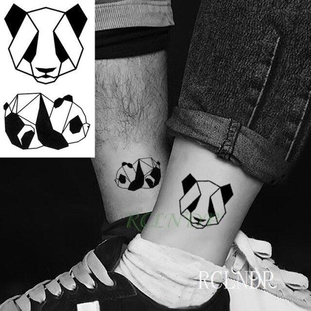 Waterproof Animal Temporary Tattoo Sticker Wolf Modern Tatoo Foot Neck Luxury Tattoos For Men Women - TaTTTy