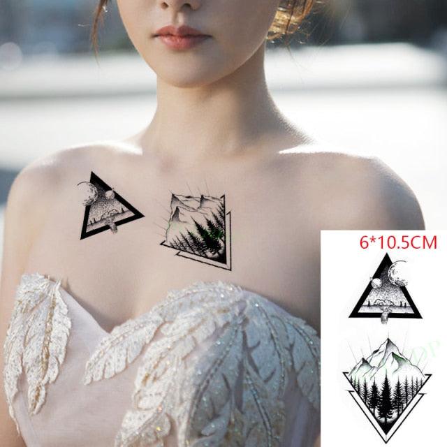 Waterproof Animal Temporary Tattoo Sticker Wolf Modern Tatoo Foot Neck Luxury Tattoos For Men Women - TaTTTy
