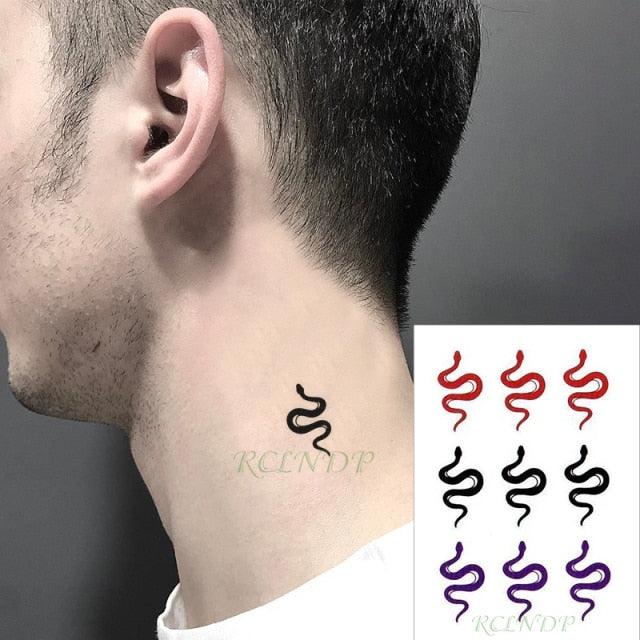 Waterproof Animal Temporary Tattoo Sticker Wolf Modern Tatoo Foot Neck Luxury Tattoos For Men Women - TaTTTy