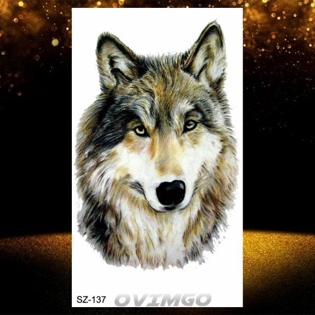 Elegant Animal Waterproof Temporary Tattoos Sticker Astronaut Fake Tattoo Planets Star Space Modern Colorful Realistic Design For Womens - TaTTTy