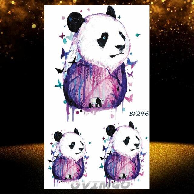 Elegant Animal Waterproof Temporary Tattoos Sticker Astronaut Fake Tattoo Planets Star Space Modern Colorful Realistic Design For Womens - TaTTTy
