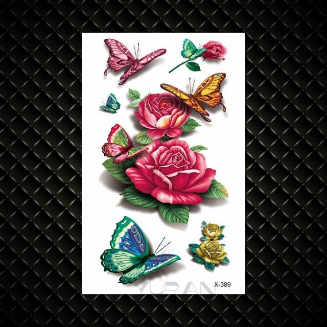Fashion Small Sexy Black Temporary Waterproof Tattoo Cute Star Heart Tattoos Sticker Body Finger Tattoo For Kids Womens - TaTTTy