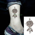 Elegant Black Music Notes Waterproof Sticker Tattoos Temporary Chest Shoulder Tattoos For Men Women - TaTTTy