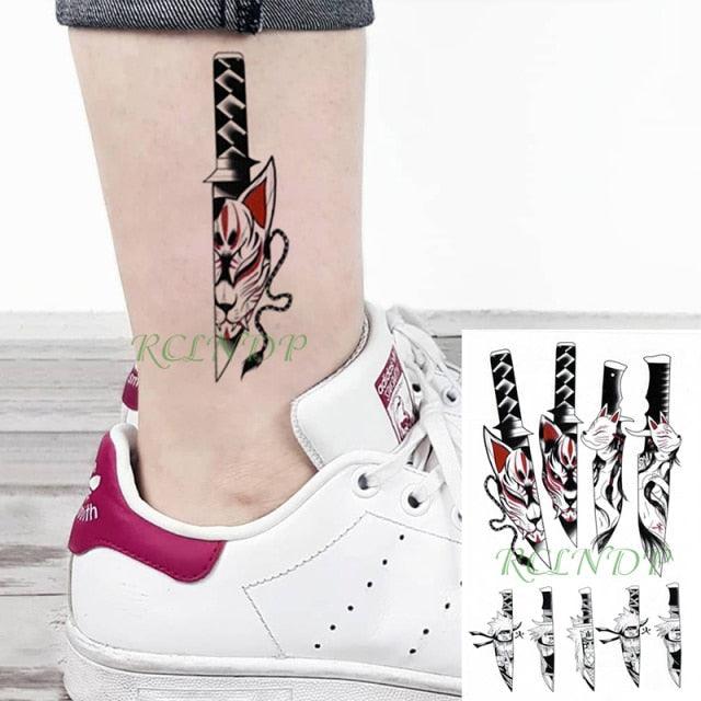 57 Sheets Temporary Tattoo Stickers Set Waterproof Temporary Tattoo Waist Arm Modern Stylish Big Black Tattoos For Womens Mens - TaTTTy