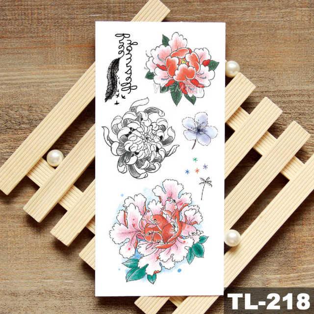 Womans Rose Flower Waterproof Temporary Tattoo Sticker For Arm Body Gorgeous Girls Tattoos - TaTTTy