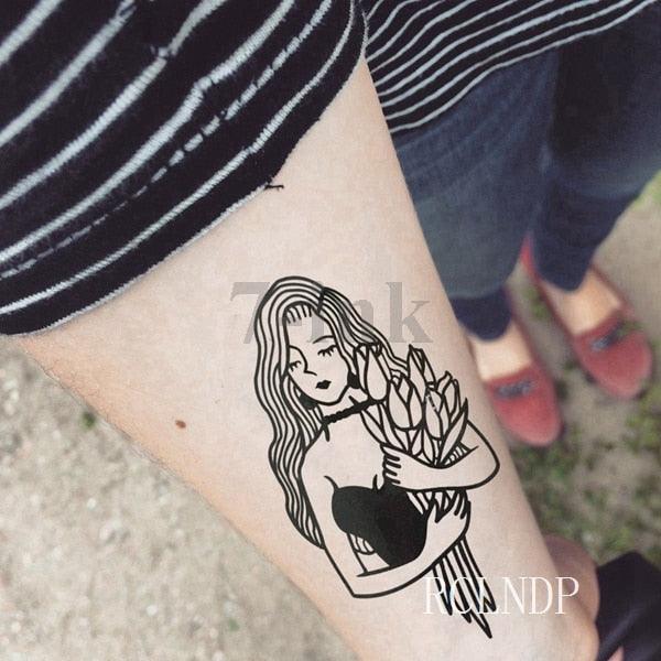 Different Small Waterproof Temporary Tattoo Sticker Cute Tatto Flash Tattoos Small Size Colorful Design for Kids Mens Womens - TaTTTy