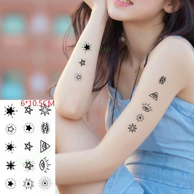 Different Small Waterproof Temporary Tattoo Sticker Cute Tatto Flash Tattoos Small Size Colorful Design for Kids Mens Womens - TaTTTy