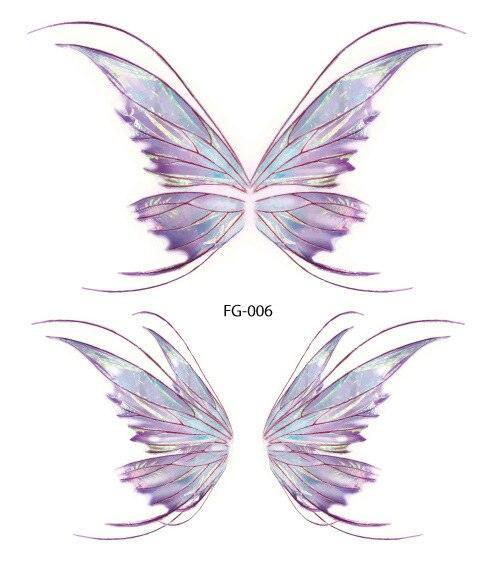 1 Pc Butterfly 3D Temporary Tattoo 52 Style Waterproof Butterfly Tattoos Stickers Temporary Colorful Design For Womens - TaTTTy