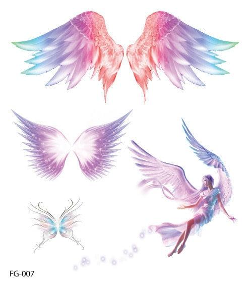 1 Pc Butterfly 3D Temporary Tattoo 52 Style Waterproof Butterfly Tattoos Stickers Temporary Colorful Design For Womens - TaTTTy