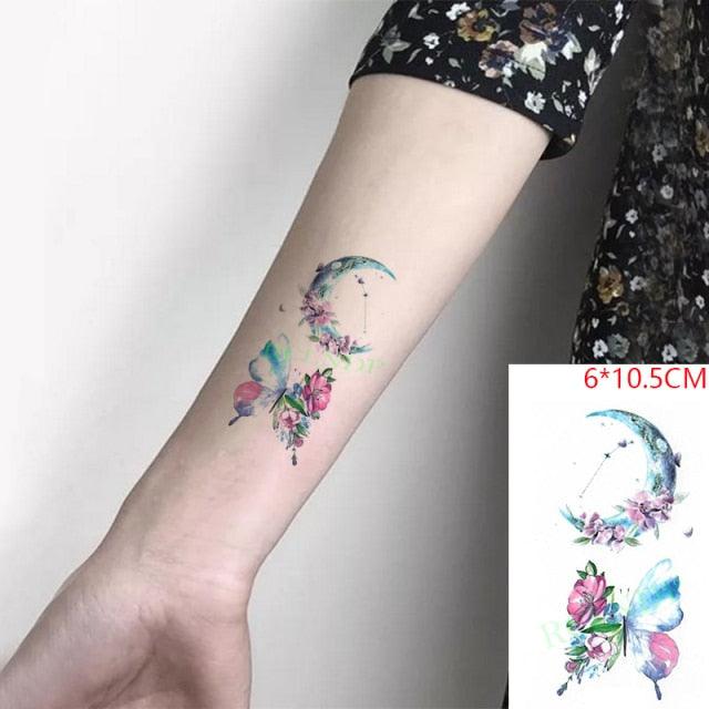 New Different Waterproof Temporary Tattoo Cute Fox Dog Luxury Animal Stickers Tattoo Colorful Modern Design For Adults Kids - TaTTTy