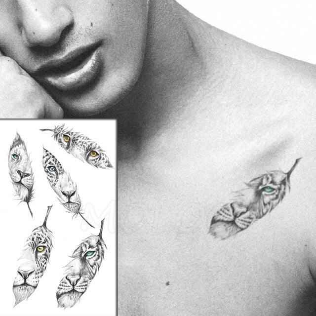 Luxury Womens Different Temporary Waterproof Tattoo Sticker Feather Dandelion Tattoos For Makeup Party - TaTTTy