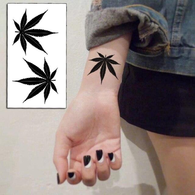 Luxury Womens Different Temporary Waterproof Tattoo Sticker Feather Dandelion Tattoos For Makeup Party - TaTTTy