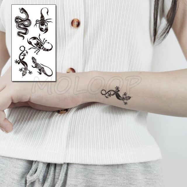 Luxury Womens Different Temporary Waterproof Tattoo Sticker Feather Dandelion Tattoos For Makeup Party - TaTTTy