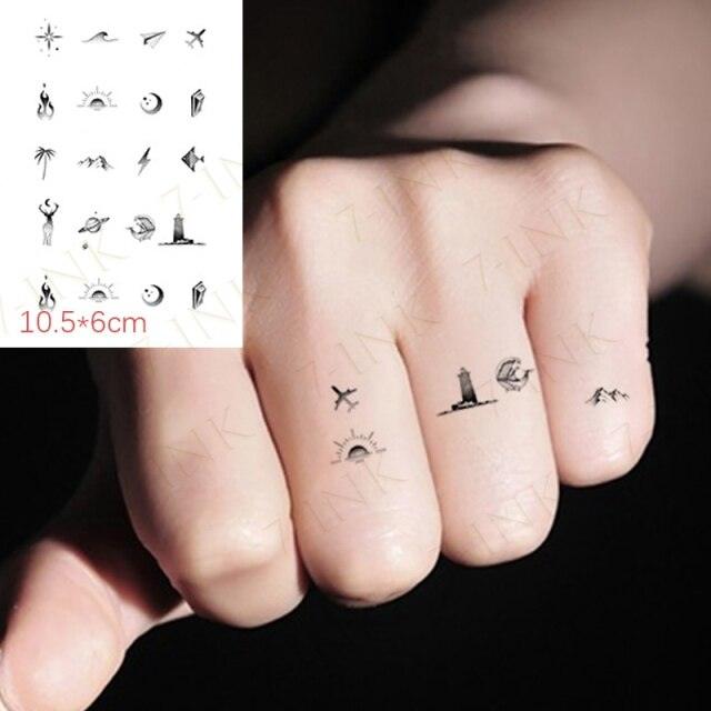 Waterproof Temporary Tattoo Lavender Stickers Butterfly Flower Luxury Small Tattoo For Body Arm - TaTTTy