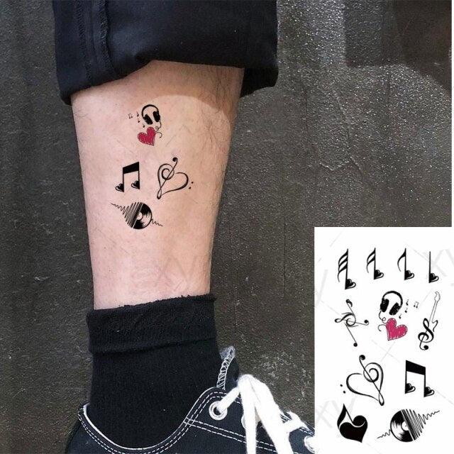 Waterproof Temporary Tattoo Lavender Stickers Butterfly Flower Luxury Small Tattoo For Body Arm - TaTTTy