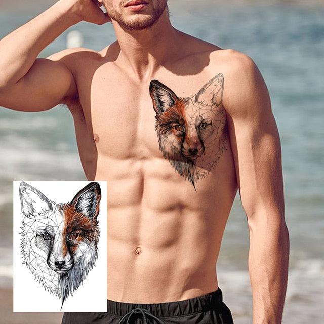 Realistic Tattoos Temporary Womens Flower Sticker Tattoos Waterproof Women Body Art Fake Legs Tattoo Stickers - TaTTTy