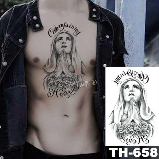 Realistic Temporary Lion Wolf Sticker Tattoo Waterproof  Elegant Body Arm Warrior Tattoo For Mens - TaTTTy