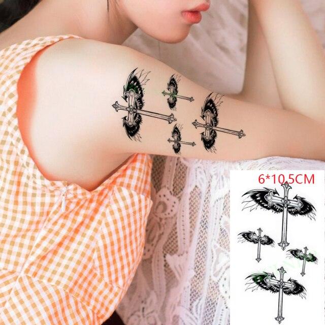 Waterproof Animal Temporary Tattoo Sticker Wolf Modern Tatoo Foot Neck Luxury Tattoos For Men Women - TaTTTy