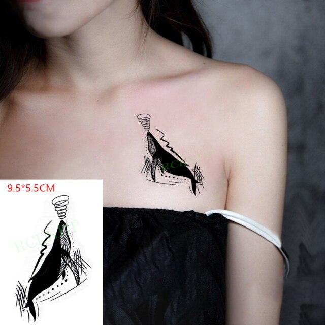 Waterproof Animal Temporary Tattoo Sticker Wolf Modern Tatoo Foot Neck Luxury Tattoos For Men Women - TaTTTy