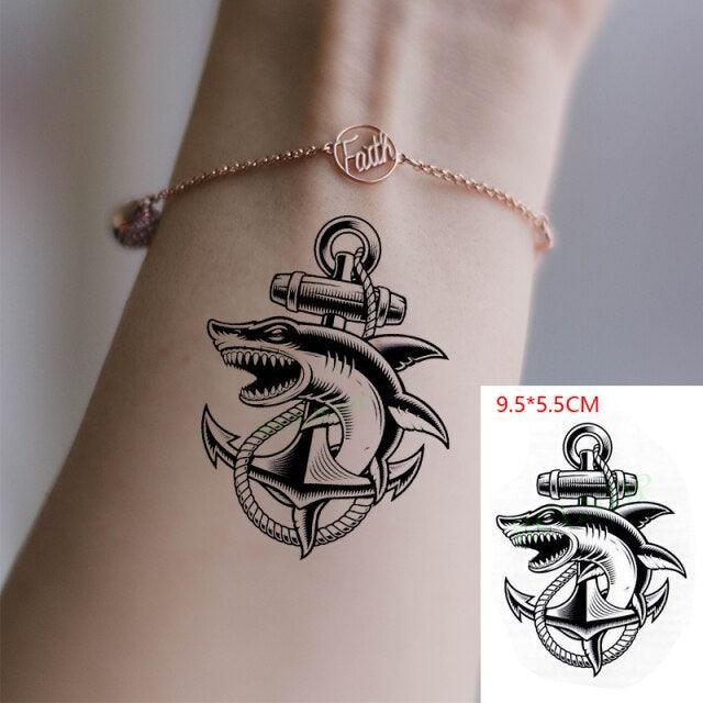 Waterproof Animal Temporary Tattoo Sticker Wolf Modern Tatoo Foot Neck Luxury Tattoos For Men Women - TaTTTy