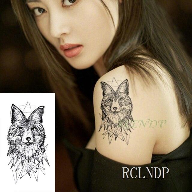 Waterproof Animal Temporary Tattoo Sticker Wolf Modern Tatoo Foot Neck Luxury Tattoos For Men Women - TaTTTy