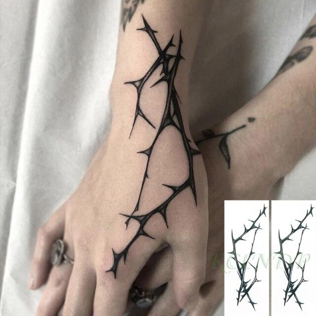 Waterproof Animal Temporary Tattoo Sticker Wolf Modern Tatoo Foot Neck Luxury Tattoos For Men Women - TaTTTy