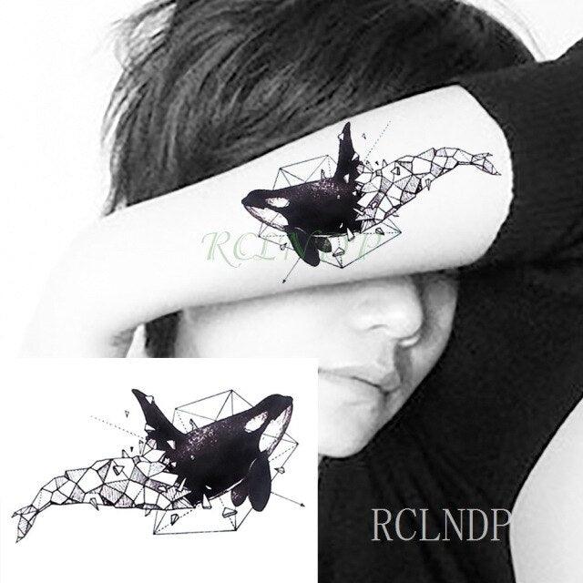 Waterproof Animal Temporary Tattoo Sticker Wolf Modern Tatoo Foot Neck Luxury Tattoos For Men Women - TaTTTy