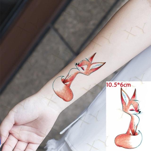 Waterproof Temporary Tattoo Lavender Stickers Butterfly Flower Luxury Small Tattoo For Body Arm - TaTTTy