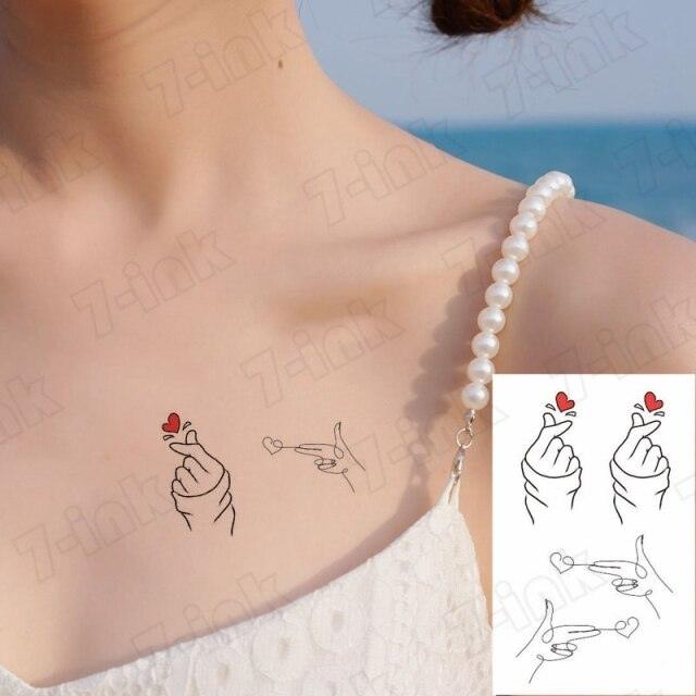 Waterproof Temporary Tattoo Lavender Stickers Butterfly Flower Luxury Small Tattoo For Body Arm - TaTTTy