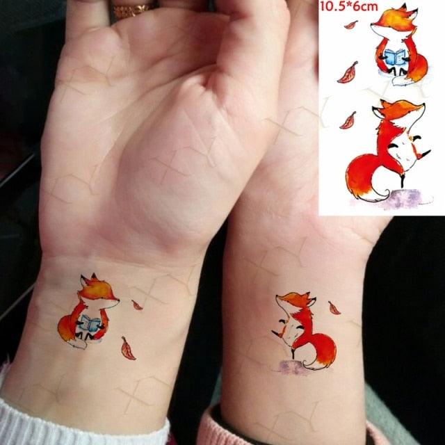 Waterproof Temporary Tattoo Lavender Stickers Butterfly Flower Luxury Small Tattoo For Body Arm - TaTTTy