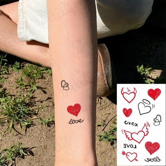 Waterproof Temporary Tattoo Lavender Stickers Butterfly Flower Luxury Small Tattoo For Body Arm - TaTTTy