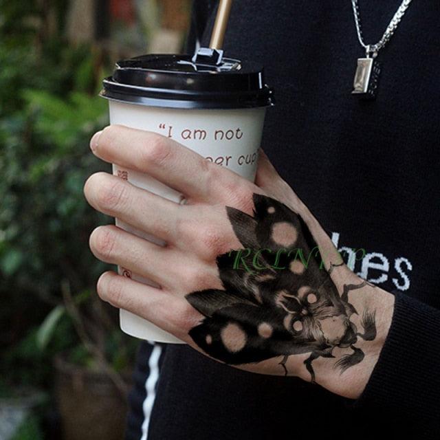 Waterproof Womens Temporary Sticker Tattoo Flower Rose Realistic Sketches For Arm Hand - TaTTTy