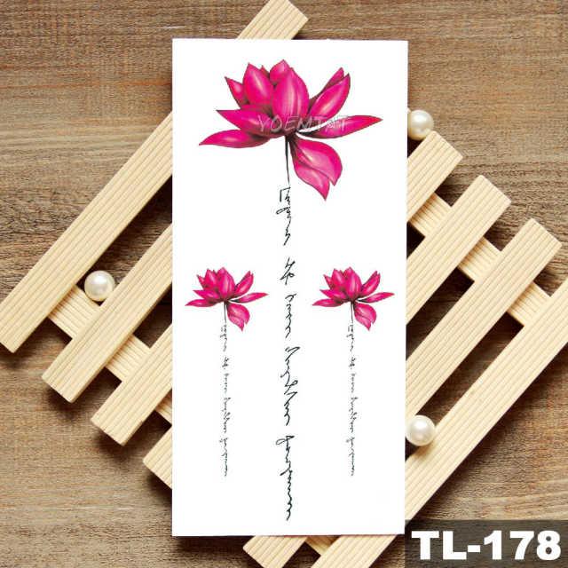 Womans Rose Flower Waterproof Temporary Tattoo Sticker For Arm Body Gorgeous Girls Tattoos - TaTTTy