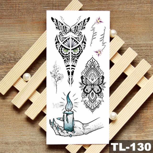 Womans Rose Flower Waterproof Temporary Tattoo Sticker For Arm Body Gorgeous Girls Tattoos - TaTTTy