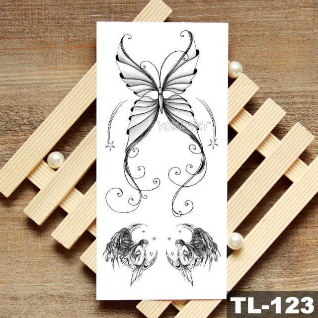 Womans Rose Flower Waterproof Temporary Tattoo Sticker For Arm Body Gorgeous Girls Tattoos - TaTTTy