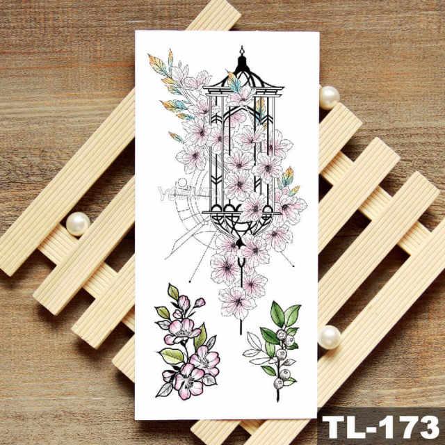 Womans Rose Flower Waterproof Temporary Tattoo Sticker For Arm Body Gorgeous Girls Tattoos - TaTTTy