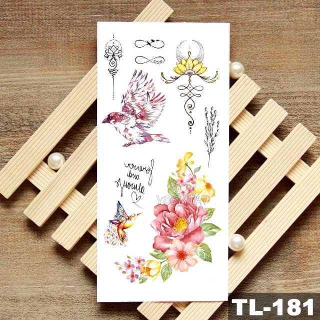 Womans Rose Flower Waterproof Temporary Tattoo Sticker For Arm Body Gorgeous Girls Tattoos - TaTTTy