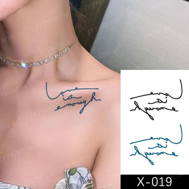 Women's Different Stickers Tattoo Temporary Waterproof Neck Arm Leg Tattoo Colorful Design - TaTTTy