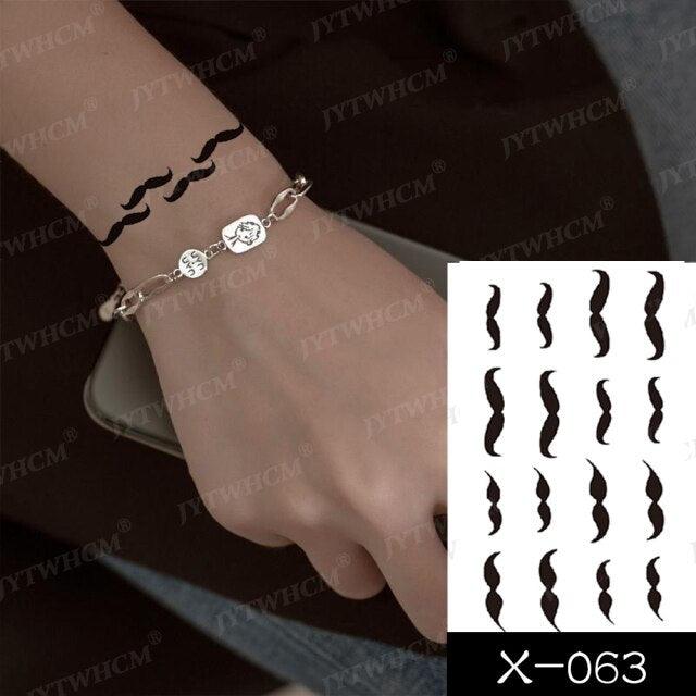 Women's Different Stickers Tattoo Temporary Waterproof Neck Arm Leg Tattoo Colorful Design - TaTTTy