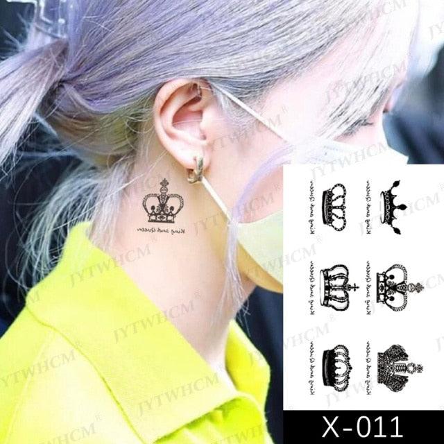 Women's Different Stickers Tattoo Temporary Waterproof Neck Arm Leg Tattoo Colorful Design - TaTTTy