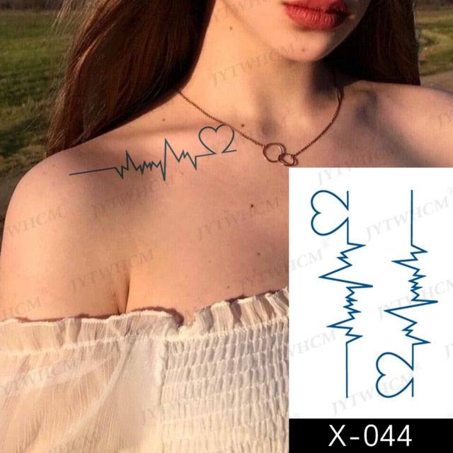 Women's Different Stickers Tattoo Temporary Waterproof Neck Arm Leg Tattoo Colorful Design - TaTTTy