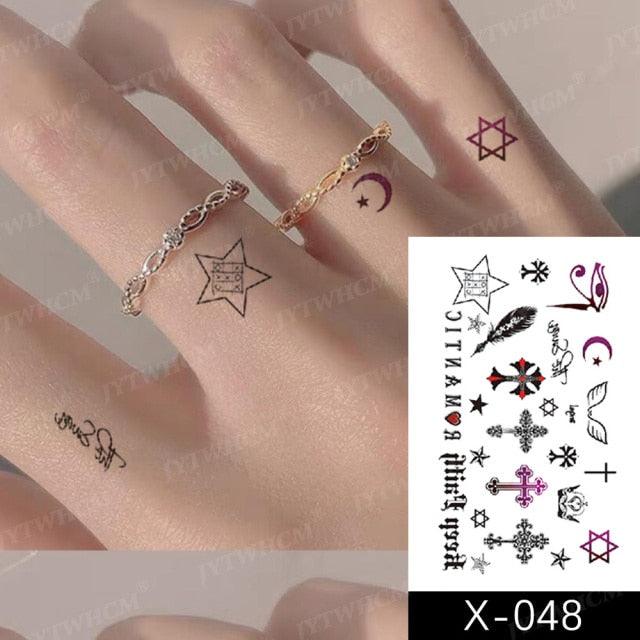 Women's Different Stickers Tattoo Temporary Waterproof Neck Arm Leg Tattoo Colorful Design - TaTTTy